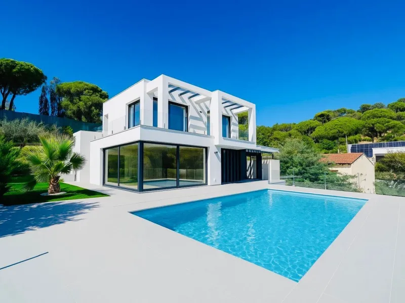 Newly built sea view house in Los Pinares, Lloret de Mar, Costa Brava