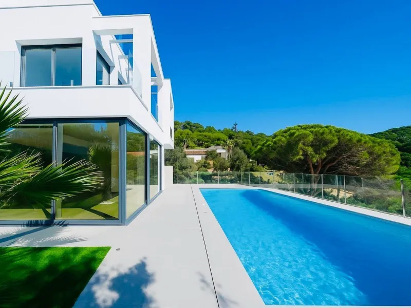 Newly built sea view house in Los Pinares, Lloret de Mar, Costa Brava