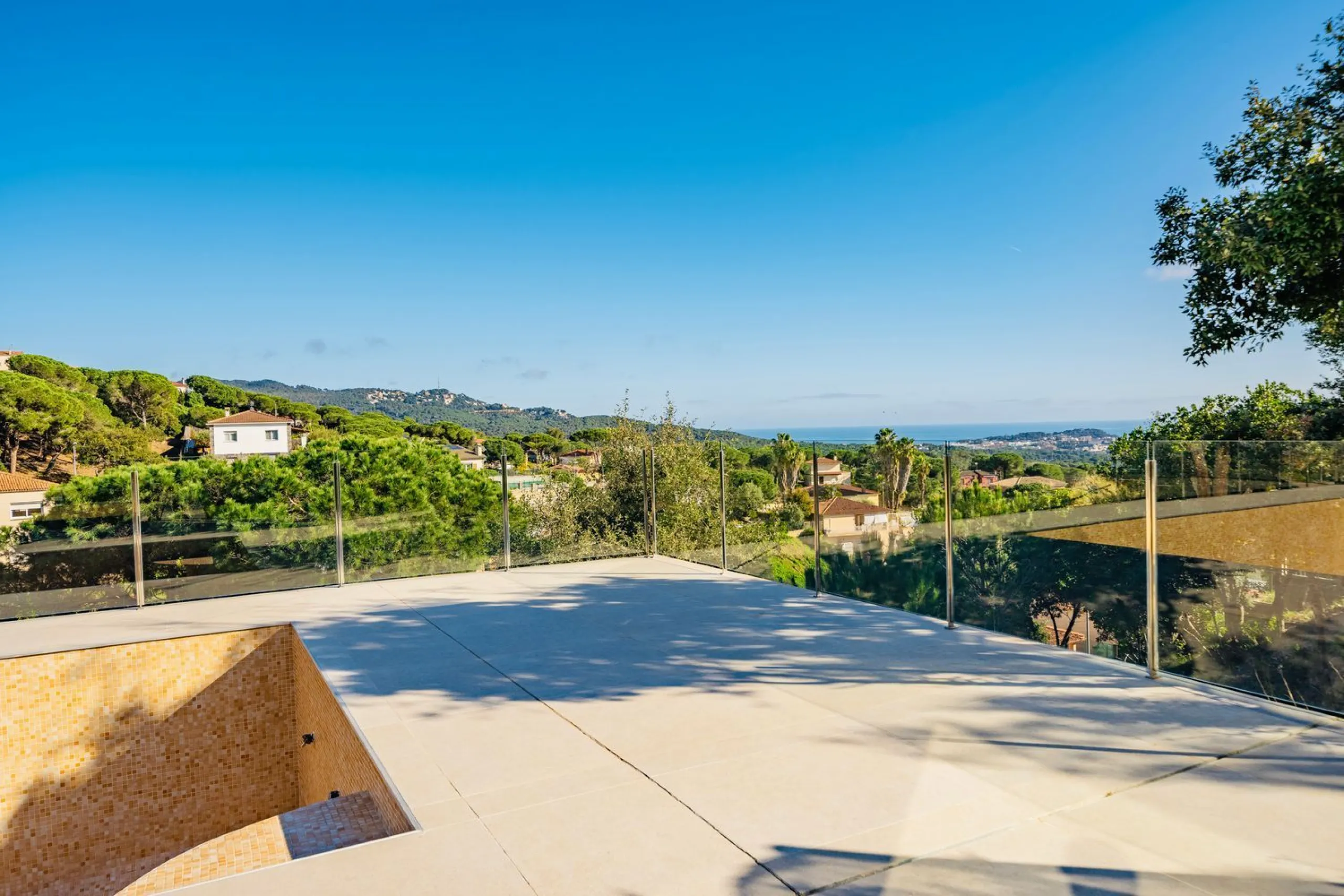 Newly built sea view house in Los Pinares, Lloret de Mar, Costa Brava