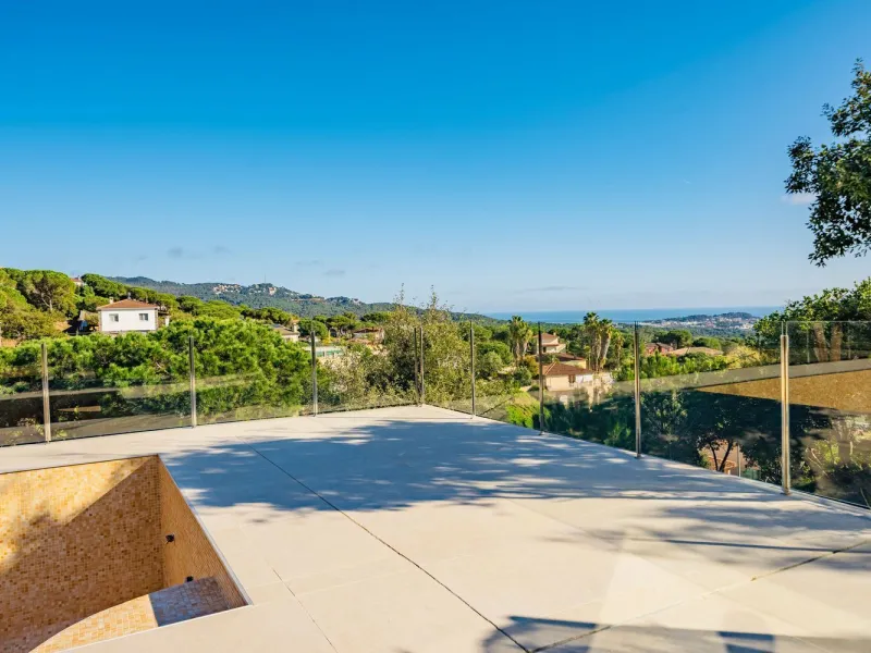 Newly built sea view house in Los Pinares, Lloret de Mar, Costa Brava