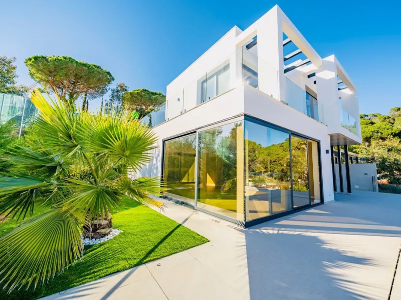 Newly built sea view house in Los Pinares, Lloret de Mar, Costa Brava