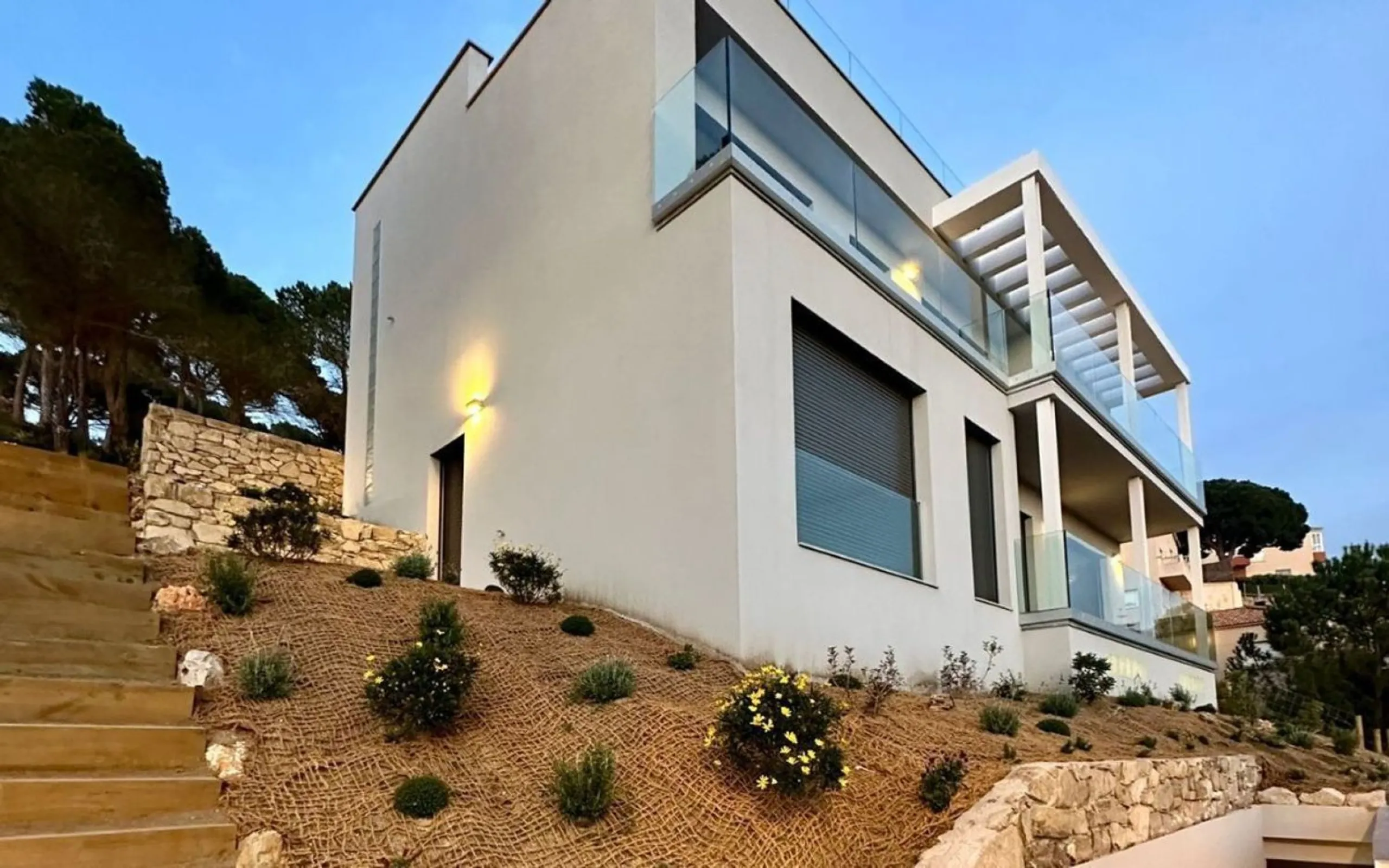 Eco-efficient sea view villa in Els Pinars, Lloret de Mar