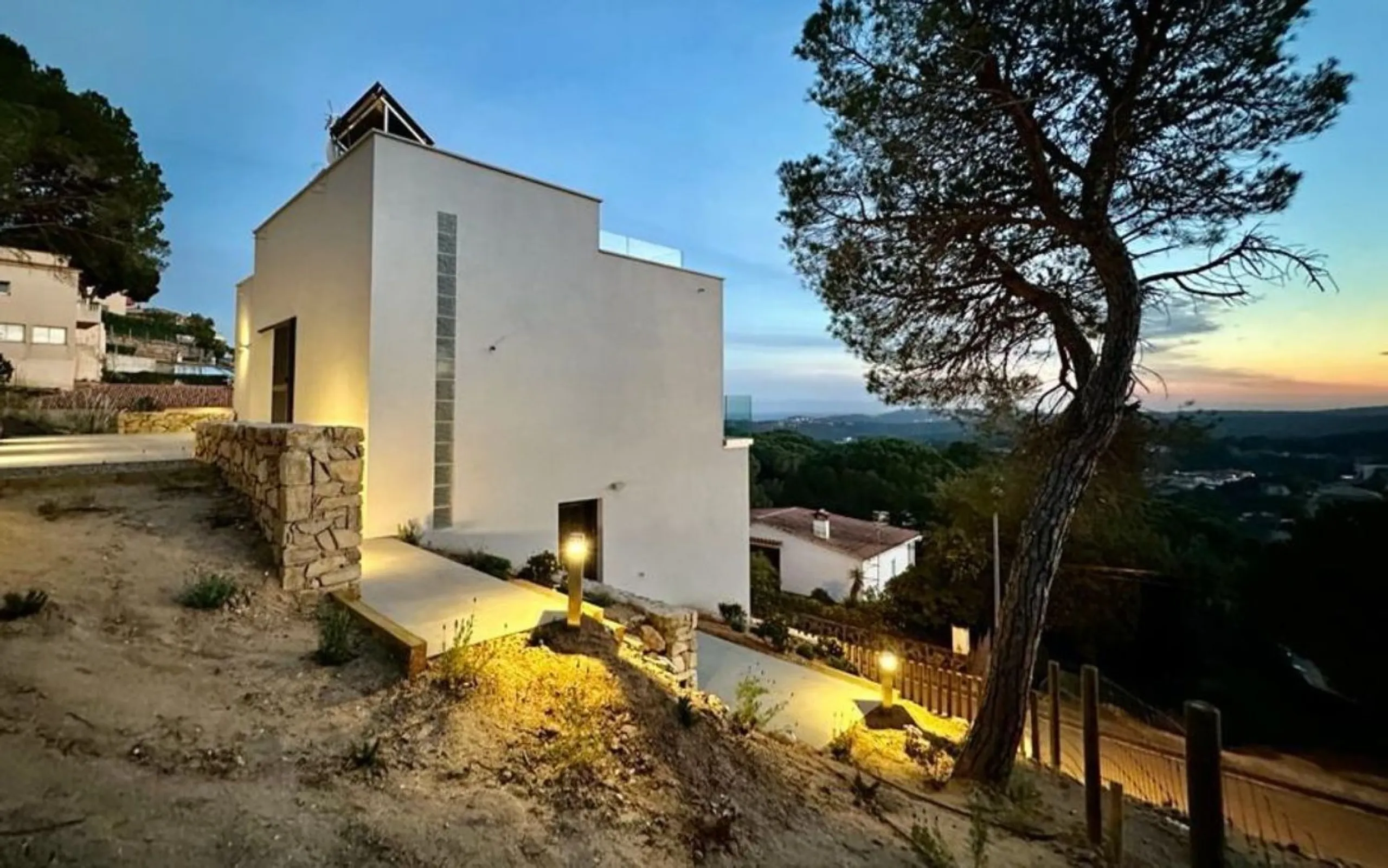 Eco-efficient sea view villa in Els Pinars, Lloret de Mar