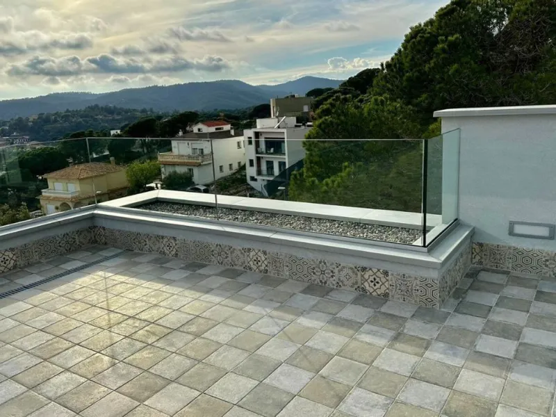 Eco-efficient sea view villa in Els Pinars, Lloret de Mar