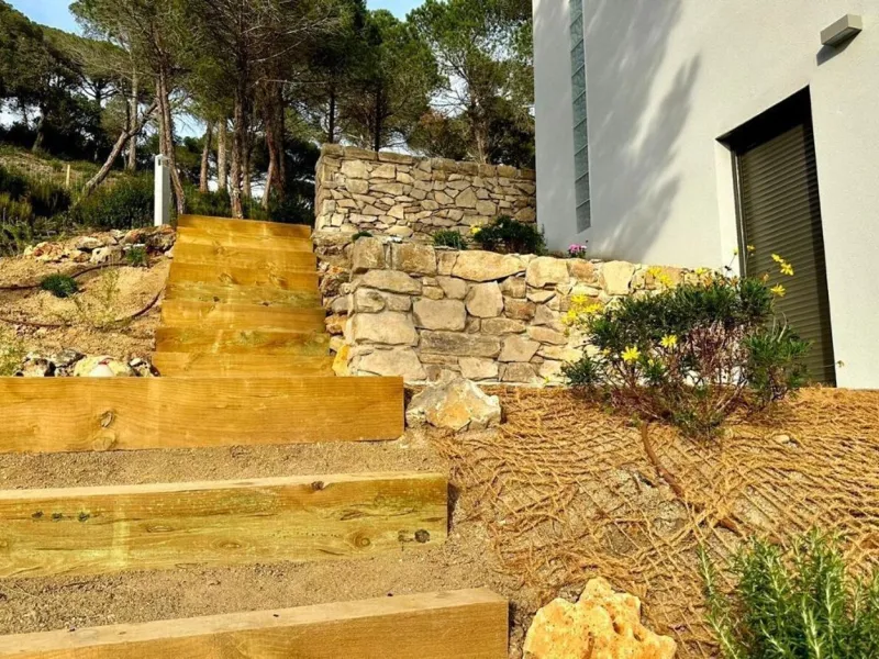 Eco-efficient sea view villa in Els Pinars, Lloret de Mar