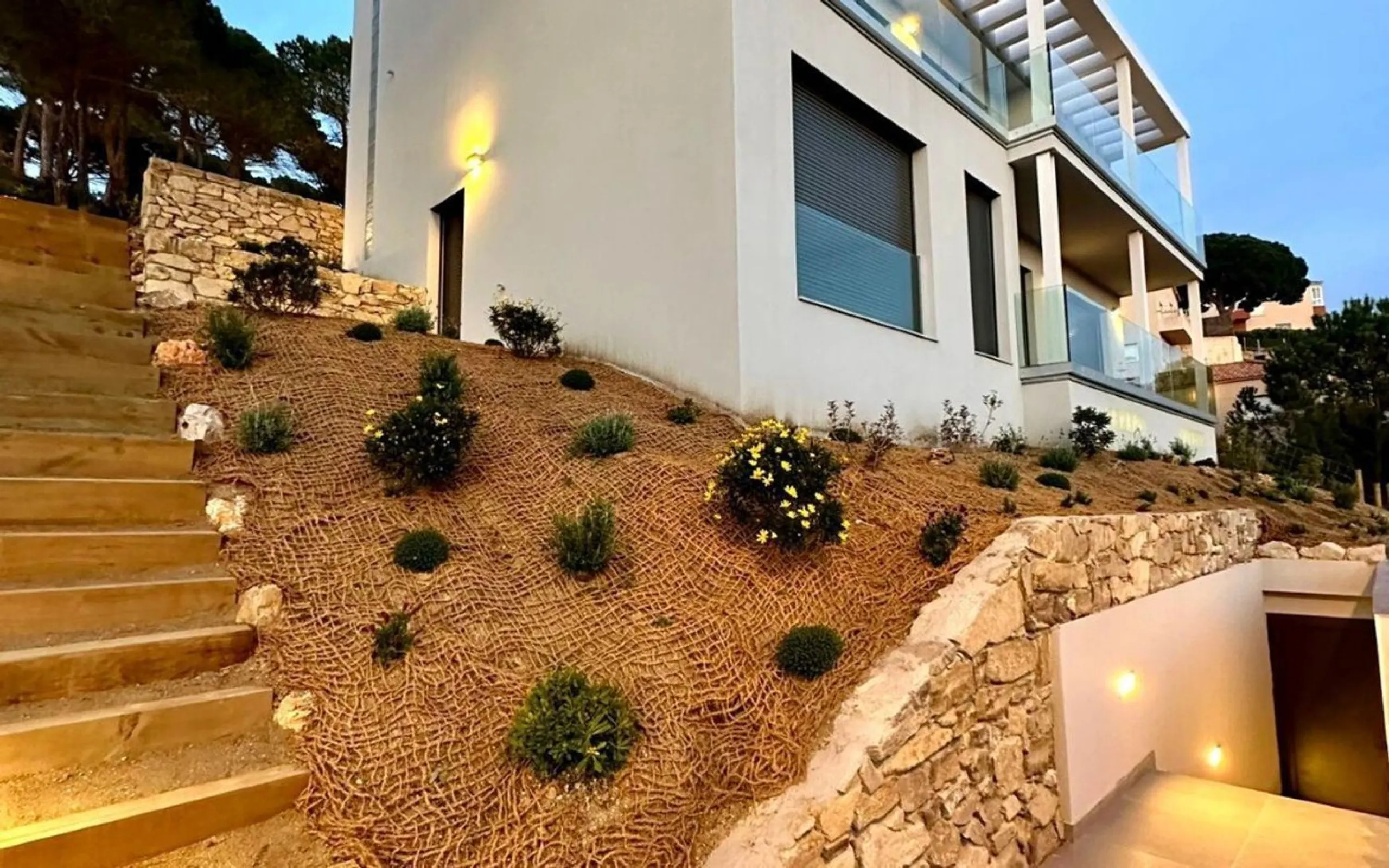 Eco-efficient sea view villa in Els Pinars, Lloret de Mar