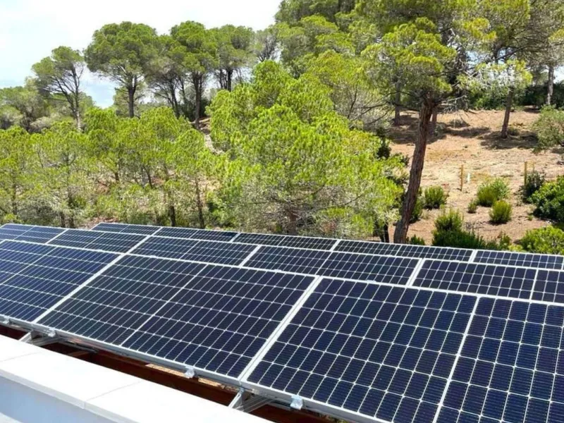 Eco-efficient sea view villa in Els Pinars, Lloret de Mar