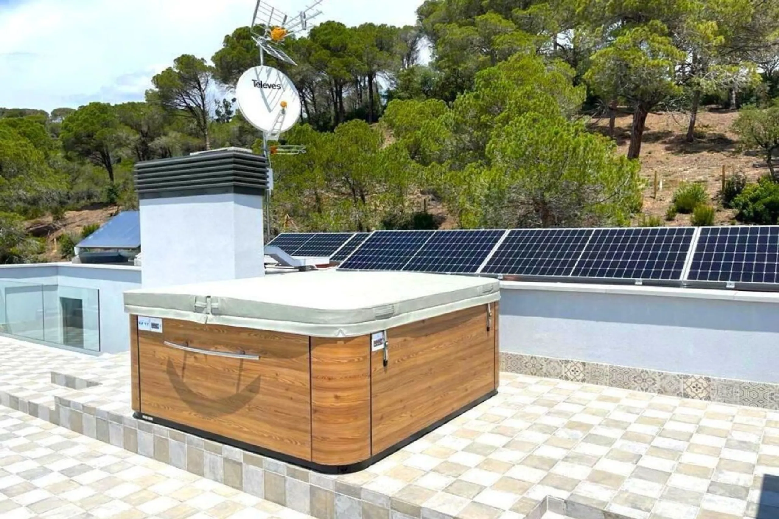 Eco-efficient sea view villa in Els Pinars, Lloret de Mar