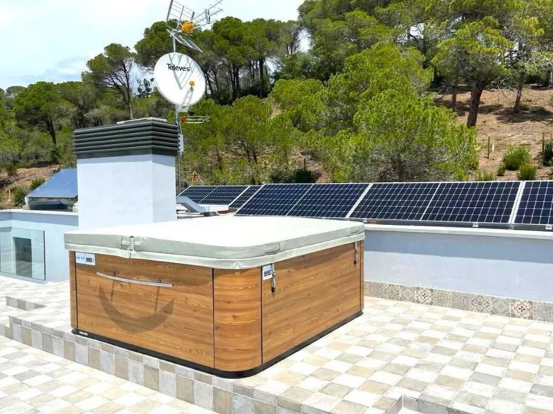 Eco-efficient sea view villa in Els Pinars, Lloret de Mar