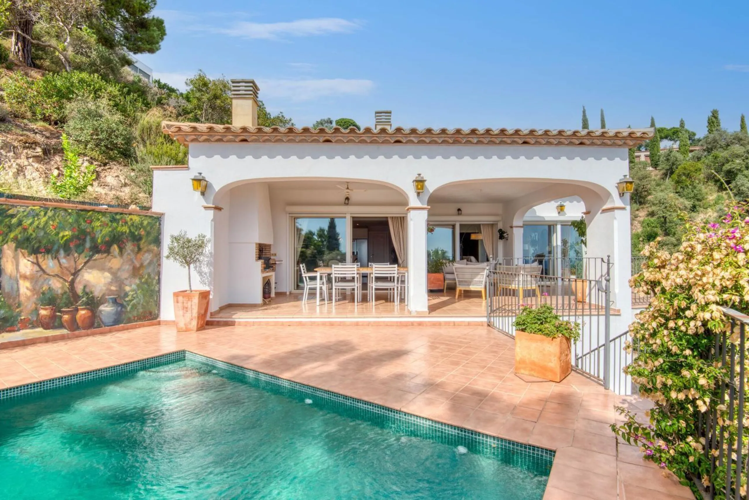 Villa elegante con vistas al mar en Mas Nou, Costa Brava
