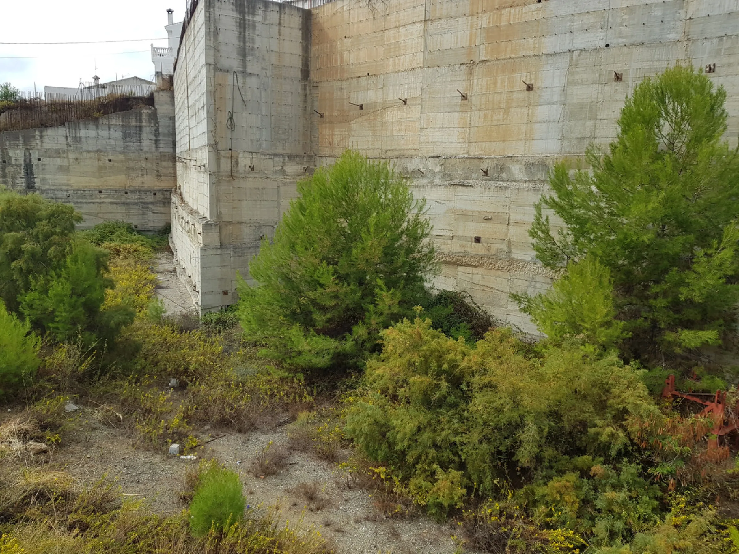 Bank repossessed urban land designated for the construction of up to 22 single family homes or a two storey building situated in the centre of Benalmadena Pueblo.