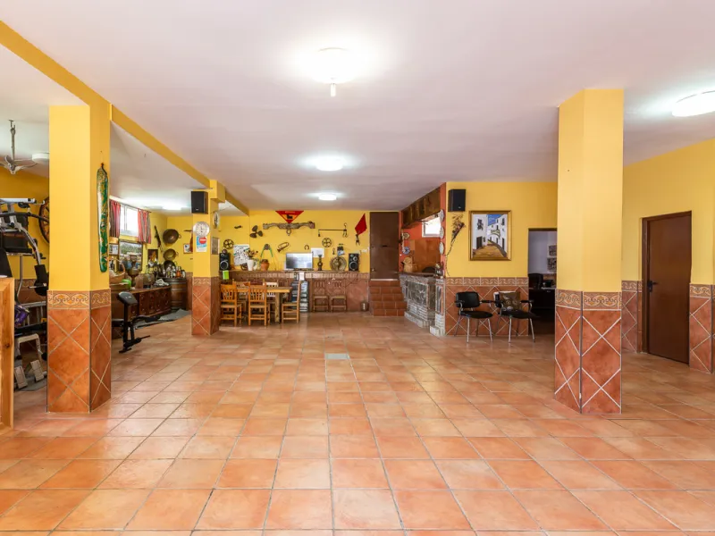 Large, attractive family home in very quiet area close to Marbella and next to a Natural Park. Beautiful open south and south-west views. Large, fully equipped kitchen with fireplace and sea views. Ample living/dining room leading out onto terrace and poo