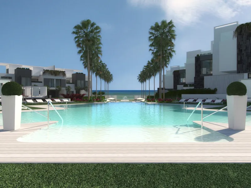 Experience luxury coastal living at The Islands, Estepona, an exclusive first-line beach urbanization offering direct access to the Mediterranean. This prestigious residential community combines modern architecture with elegant design, providing the perfe