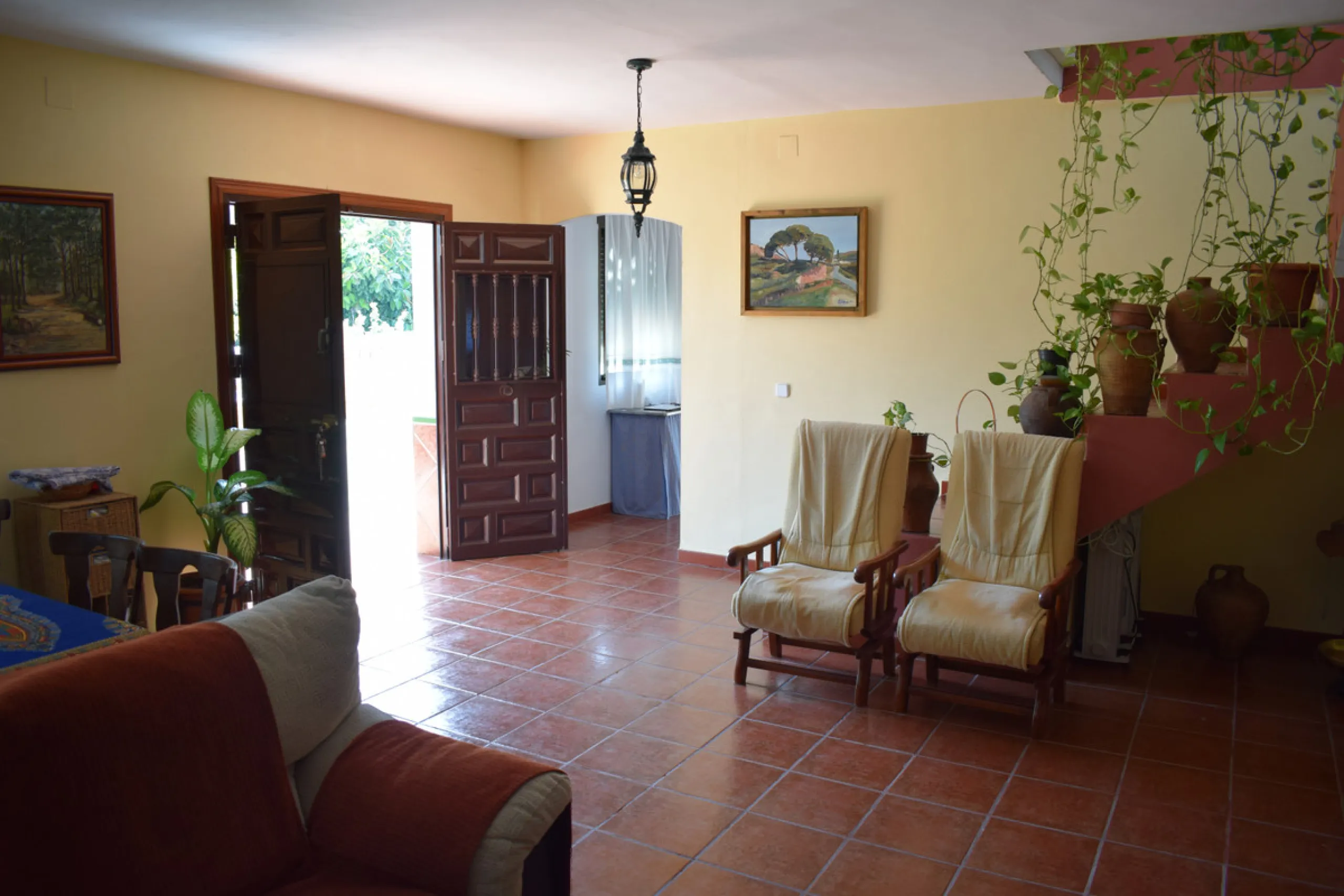 8,000 m2 irrigated farm with mango production. The villa has 160 m2 with a 60 m2 solarium, 4 bedrooms all with two windows or balconies (2 on the ground floor and another 2 bedrooms on the upper floor), 2 full bathrooms with window, large living room with