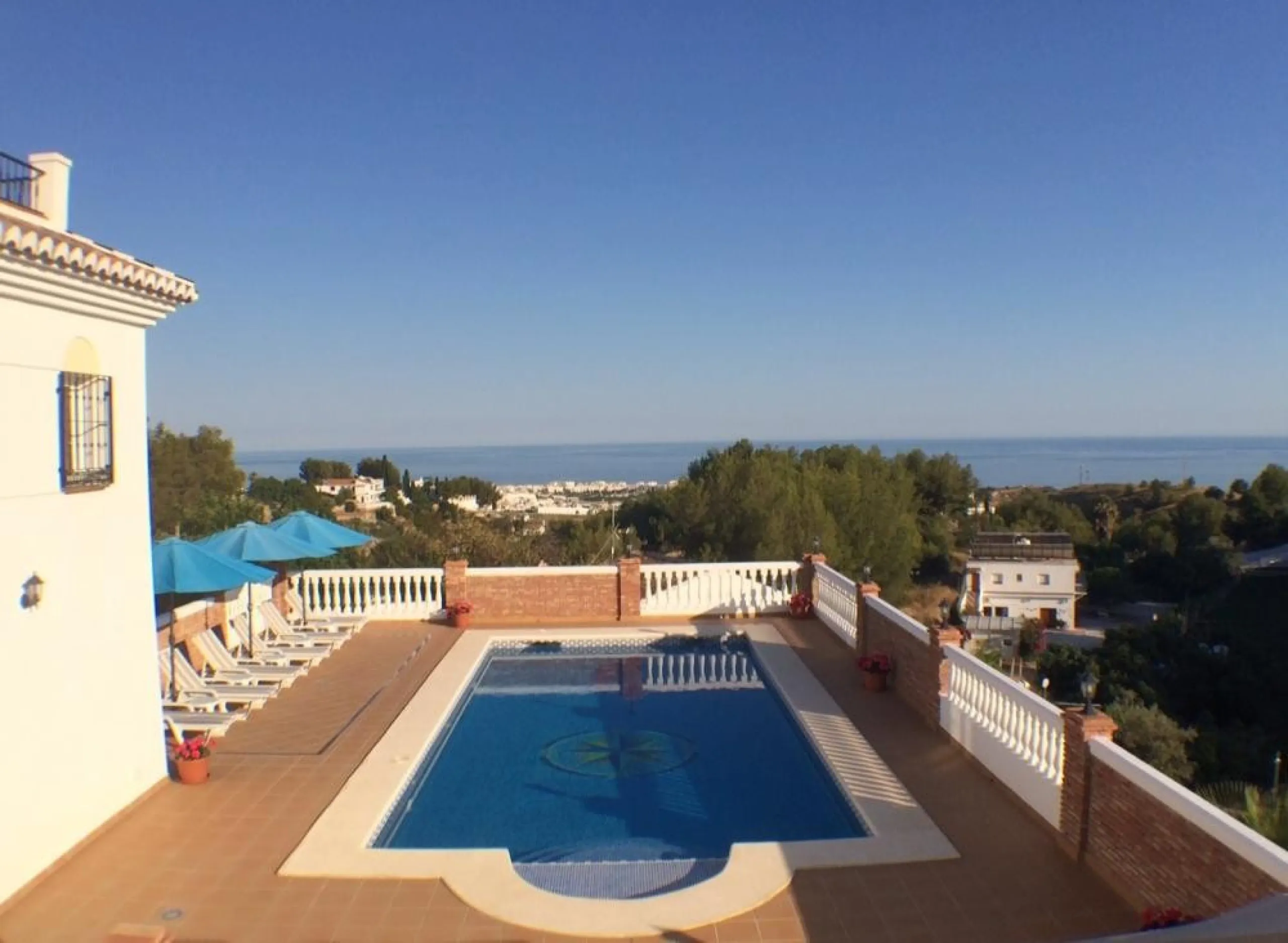 Nestled in the serene and sought-after community of Cortijos San Rafael, just off the Frigiliana road near Nerja, this outstanding detached villa—completed in 2008—offers an exceptional standard of living with stunning panoramic views of both the sea and 