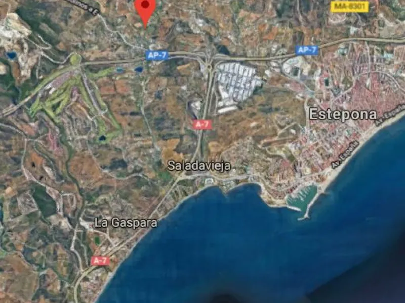 Rustic plot in Guadalobón, Estepona West, with one hectare, sixty-seven areas and sixty-seven centiareas, equivalent to three bushels and nine bushels of land of the measure of the country, of these one fanega and nine bushel trees with trees frutales and