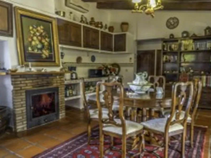 2278-V FANTASTIC FINCA FOR SALE on 70 000m2 of fenced plot, consists of many facilities in perfect condition, a house of 300m2 with living-dining room with fireplace, independent and furnished kitchen, 3 bedrooms, 3 bathrooms, plus a guest house of 100m2 