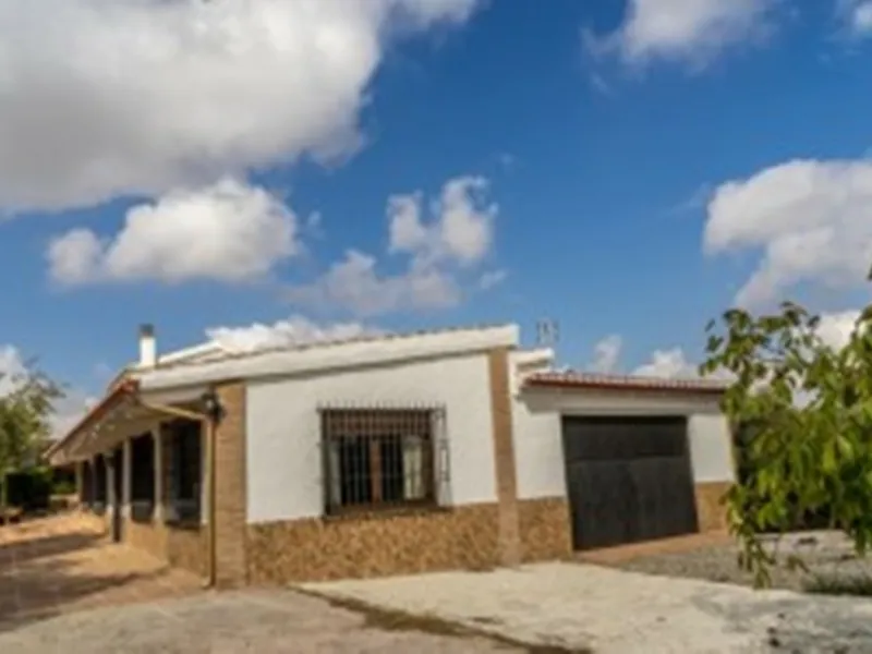 2278-V FANTASTIC FINCA FOR SALE on 70 000m2 of fenced plot, consists of many facilities in perfect condition, a house of 300m2 with living-dining room with fireplace, independent and furnished kitchen, 3 bedrooms, 3 bathrooms, plus a guest house of 100m2 