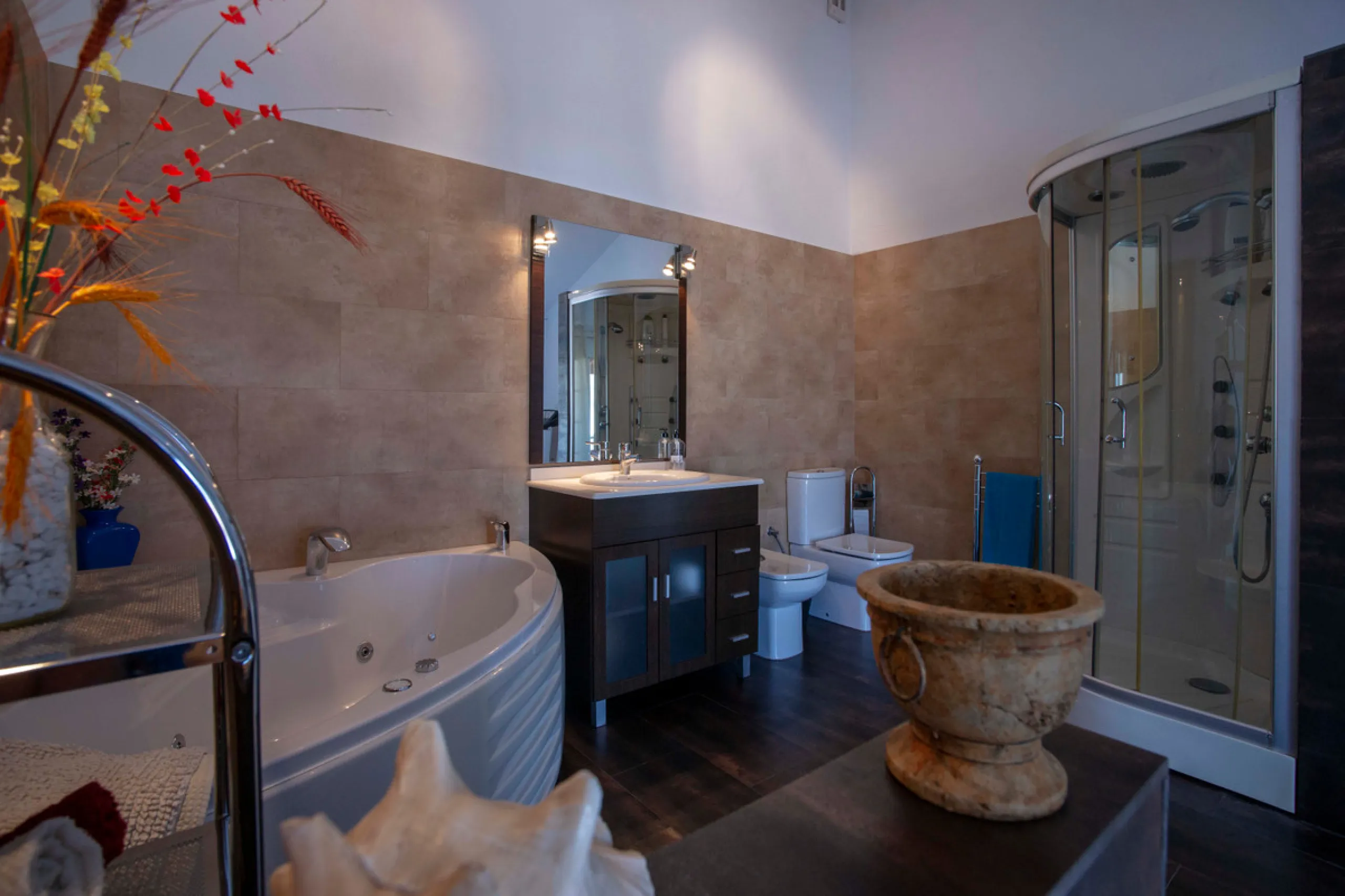 This large village property has been completely rebuild and converted into the most sublime rural tourism establishment. Currently boasting six en-suite letting rooms, the property has staff accommodation and spaces.A fantastic kitchen to run a high quali