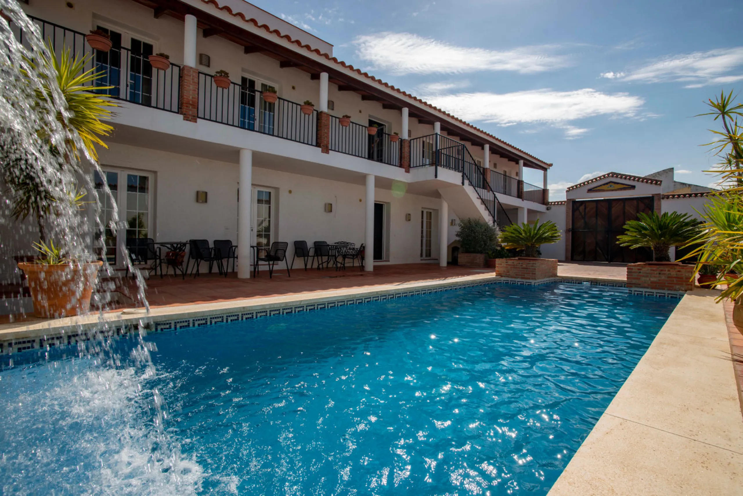 This large village property has been completely rebuild and converted into the most sublime rural tourism establishment. Currently boasting six en-suite letting rooms, the property has staff accommodation and spaces.A fantastic kitchen to run a high quali