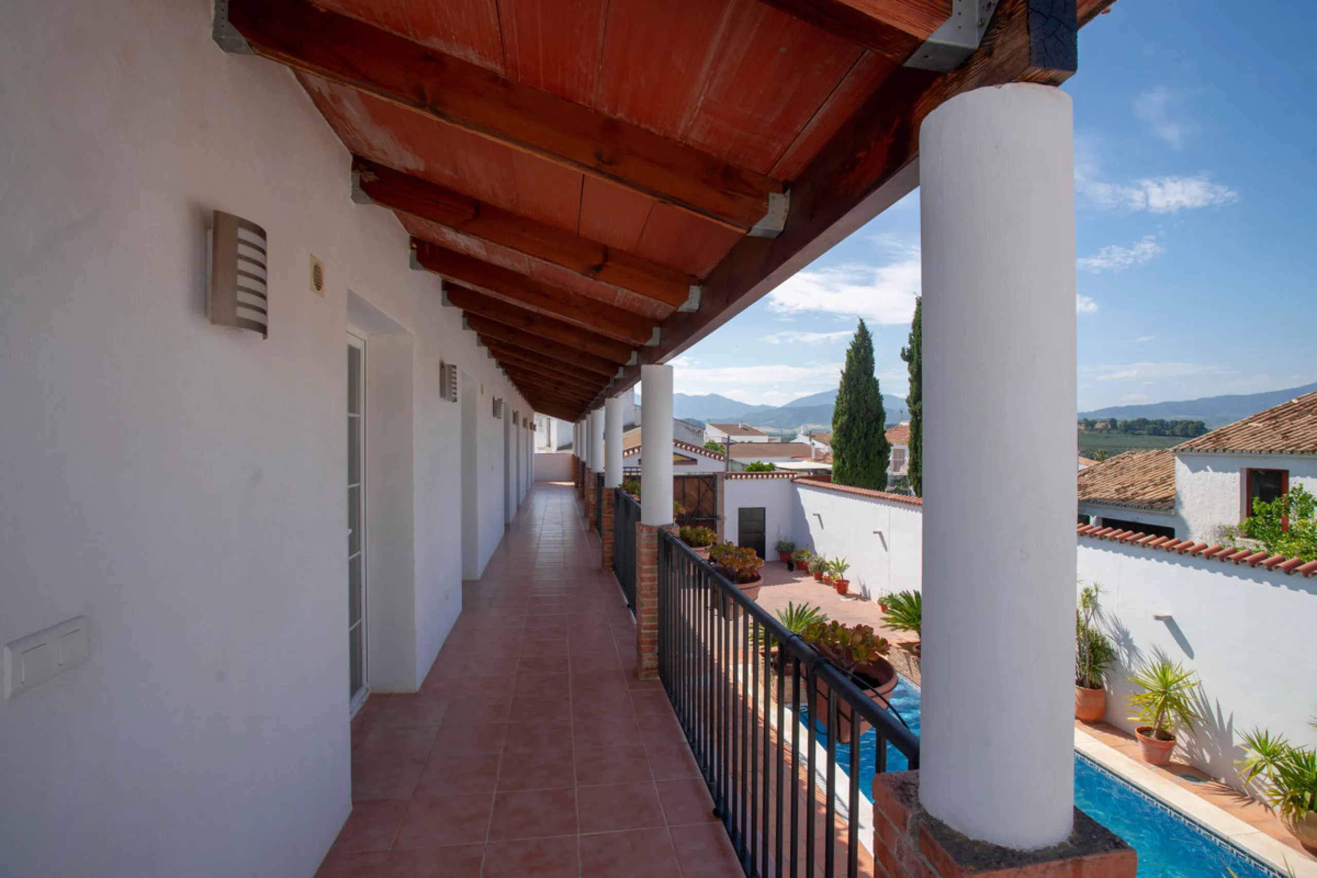 This large village property has been completely rebuild and converted into the most sublime rural tourism establishment. Currently boasting six en-suite letting rooms, the property has staff accommodation and spaces.A fantastic kitchen to run a high quali