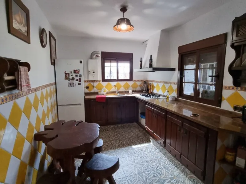 Great finca with three bedrooms, two bathrooms, lots of land and private pool. Just on the entrance of Casares village, no difficult roads, easy access, great quiet location and it has the most spectacular views that you will be able to find. There are 3 