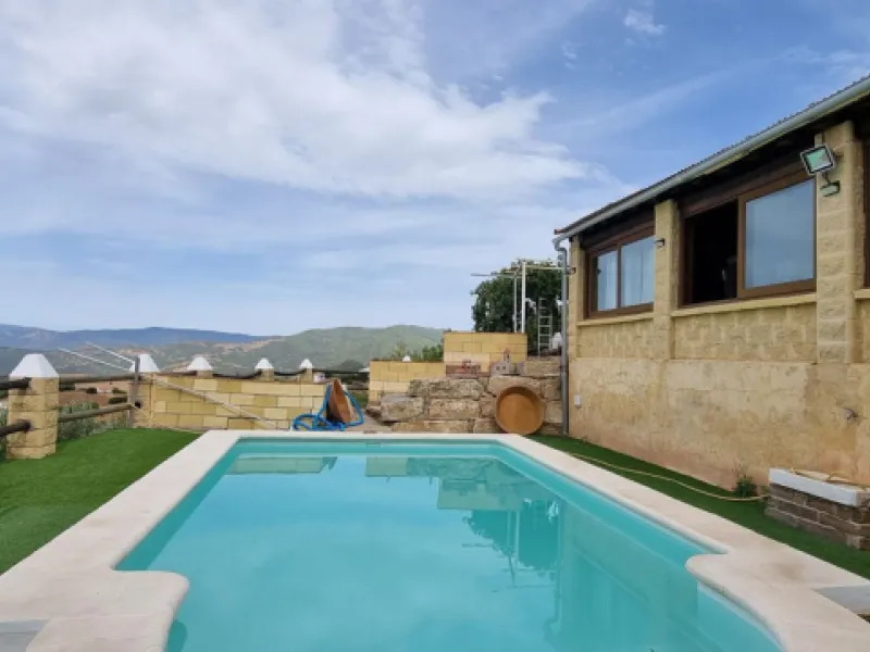 Great finca with three bedrooms, two bathrooms, lots of land and private pool. Just on the entrance of Casares village, no difficult roads, easy access, great quiet location and it has the most spectacular views that you will be able to find. There are 3 