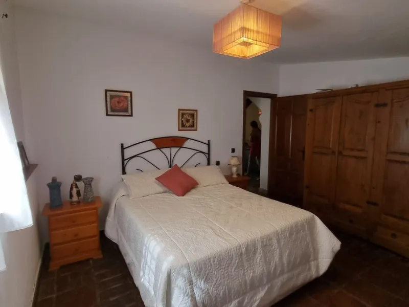 Great finca with three bedrooms, two bathrooms, lots of land and private pool. Just on the entrance of Casares village, no difficult roads, easy access, great quiet location and it has the most spectacular views that you will be able to find. There are 3 