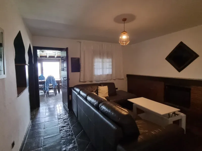 Great finca with three bedrooms, two bathrooms, lots of land and private pool. Just on the entrance of Casares village, no difficult roads, easy access, great quiet location and it has the most spectacular views that you will be able to find. There are 3 