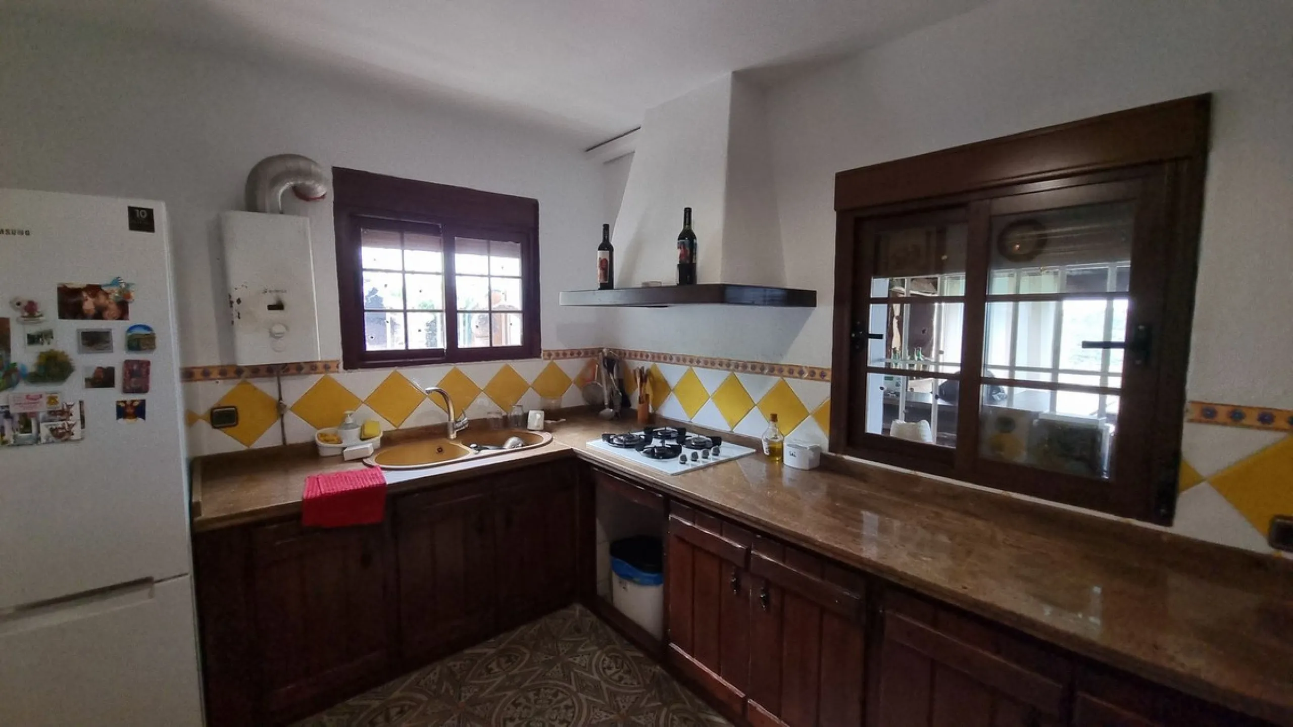 Great finca with three bedrooms, two bathrooms, lots of land and private pool. Just on the entrance of Casares village, no difficult roads, easy access, great quiet location and it has the most spectacular views that you will be able to find. There are 3 