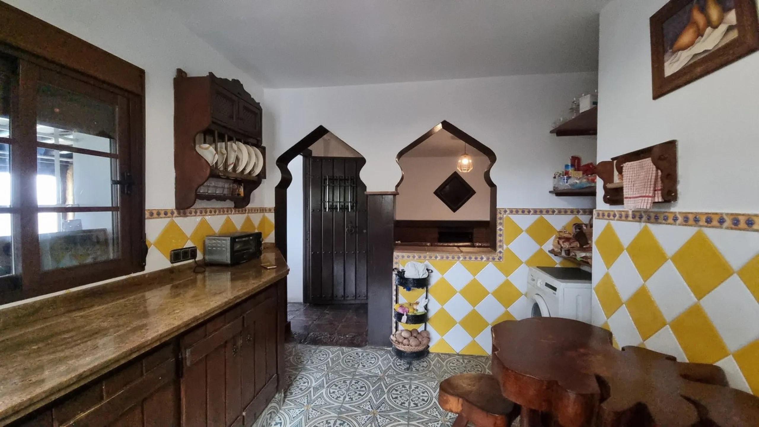 Great finca with three bedrooms, two bathrooms, lots of land and private pool. Just on the entrance of Casares village, no difficult roads, easy access, great quiet location and it has the most spectacular views that you will be able to find. There are 3 