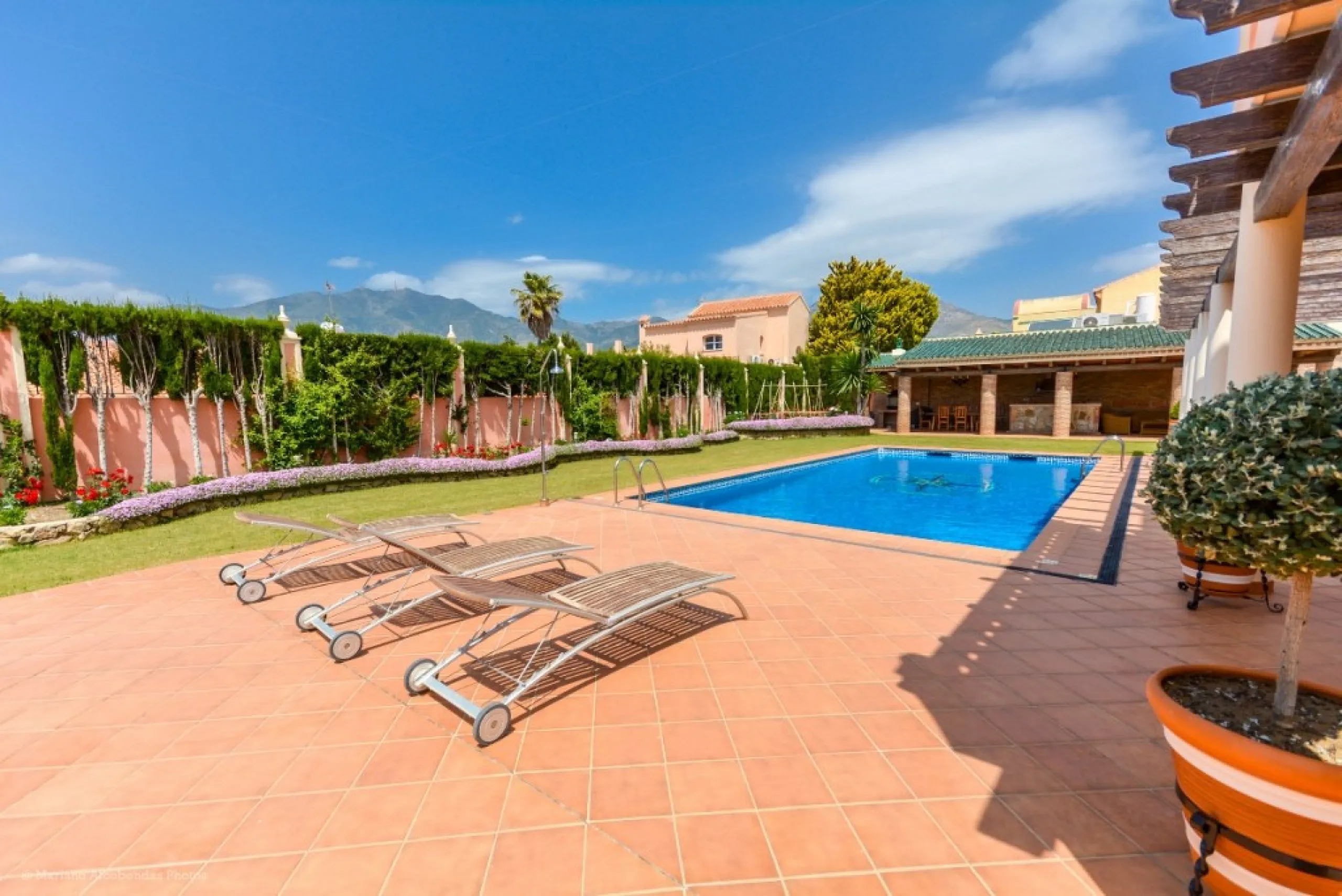 Wonderful luxury villa in Torrequebrada with beautiful views.