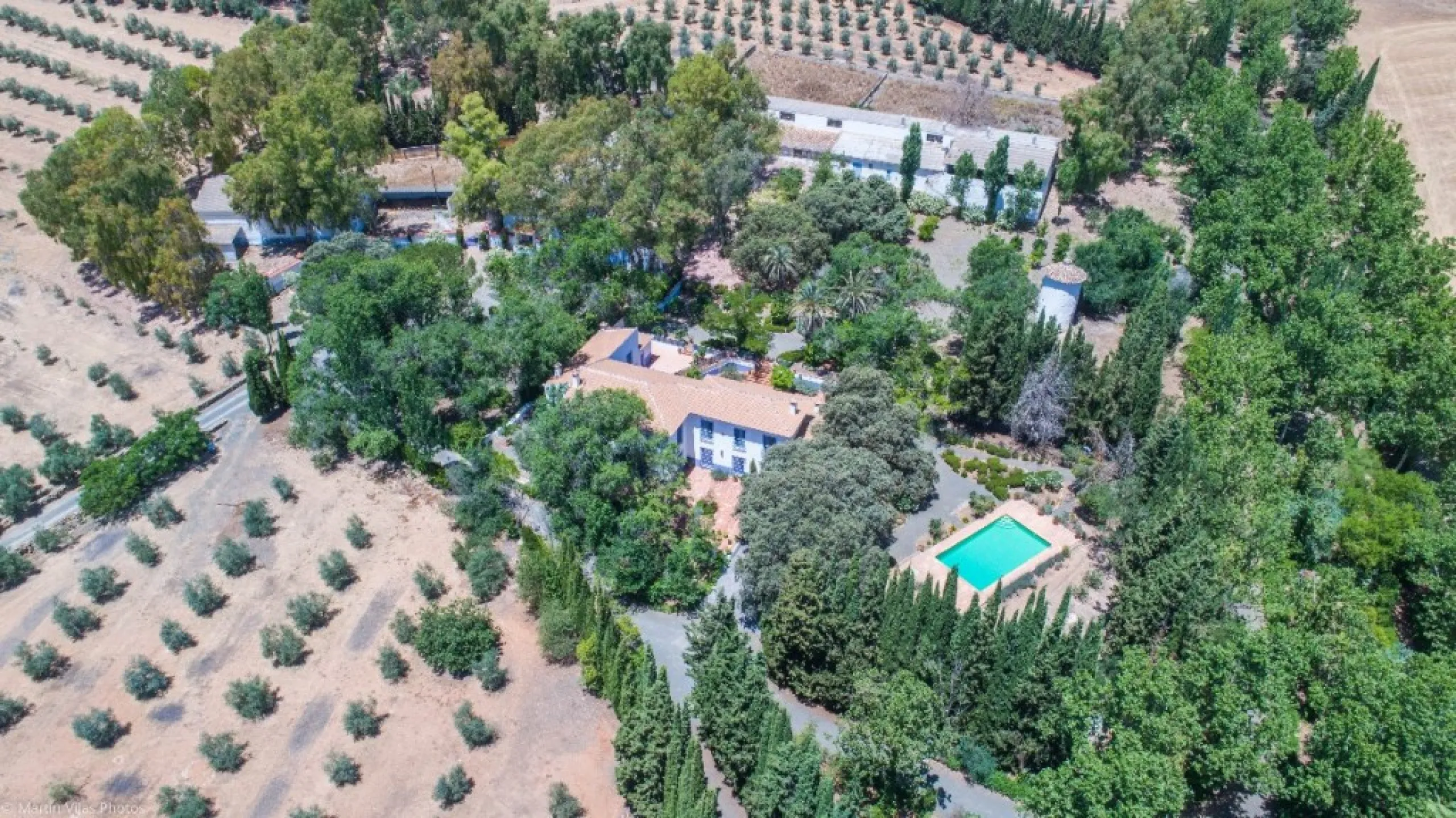 Fantastically Elegant Finca Between Archidona and Villanueva de Tapia, which is Totally Fenced/ Walled. The Finca and Dwelling Feature Total Privacy, and Yet is Only Four minutes from the Motorway and Equidistant between Malaga and Granada Airports..