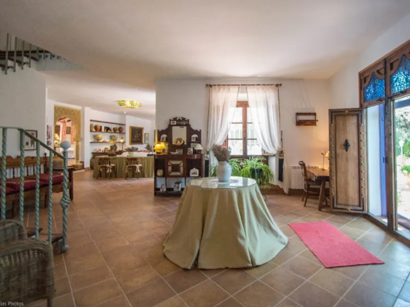 Fantastically Elegant Finca Between Archidona and Villanueva de Tapia, which is Totally Fenced/ Walled. The Finca and Dwelling Feature Total Privacy, and Yet is Only Four minutes from the Motorway and Equidistant between Malaga and Granada Airports..