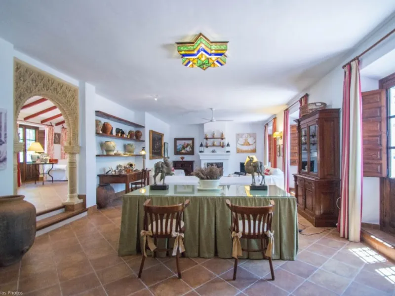 Fantastically Elegant Finca Between Archidona and Villanueva de Tapia, which is Totally Fenced/ Walled. The Finca and Dwelling Feature Total Privacy, and Yet is Only Four minutes from the Motorway and Equidistant between Malaga and Granada Airports..