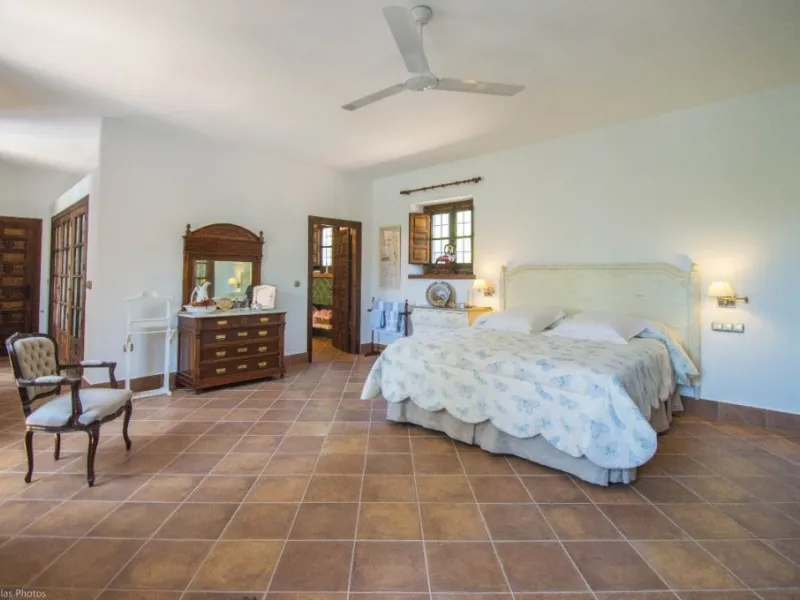 Fantastically Elegant Finca Between Archidona and Villanueva de Tapia, which is Totally Fenced/ Walled. The Finca and Dwelling Feature Total Privacy, and Yet is Only Four minutes from the Motorway and Equidistant between Malaga and Granada Airports..