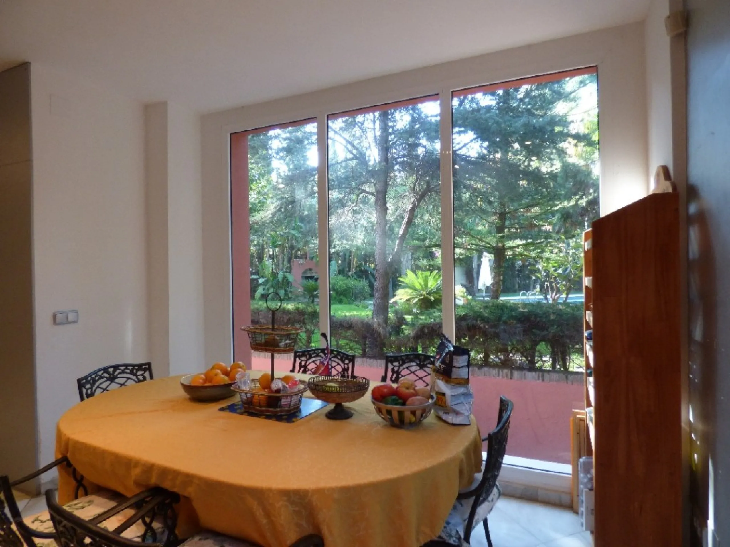 THE LARGEST HOUSE IN TORRENUEVA IN MIJAS AT WALKING DISTANCE TO THE BEACH AND TO THE MOST POPULAR VILLAGE OF LA CALA WHERE YOU FIND SUPERMARKETS, BARS, SHOPS, RESTAURANTS ETC. THE ROOMS ARE ALL VERY SPACIOUS ON THE MAINFLOOR THERE ARE 3 LIVING ROOMS TWO S