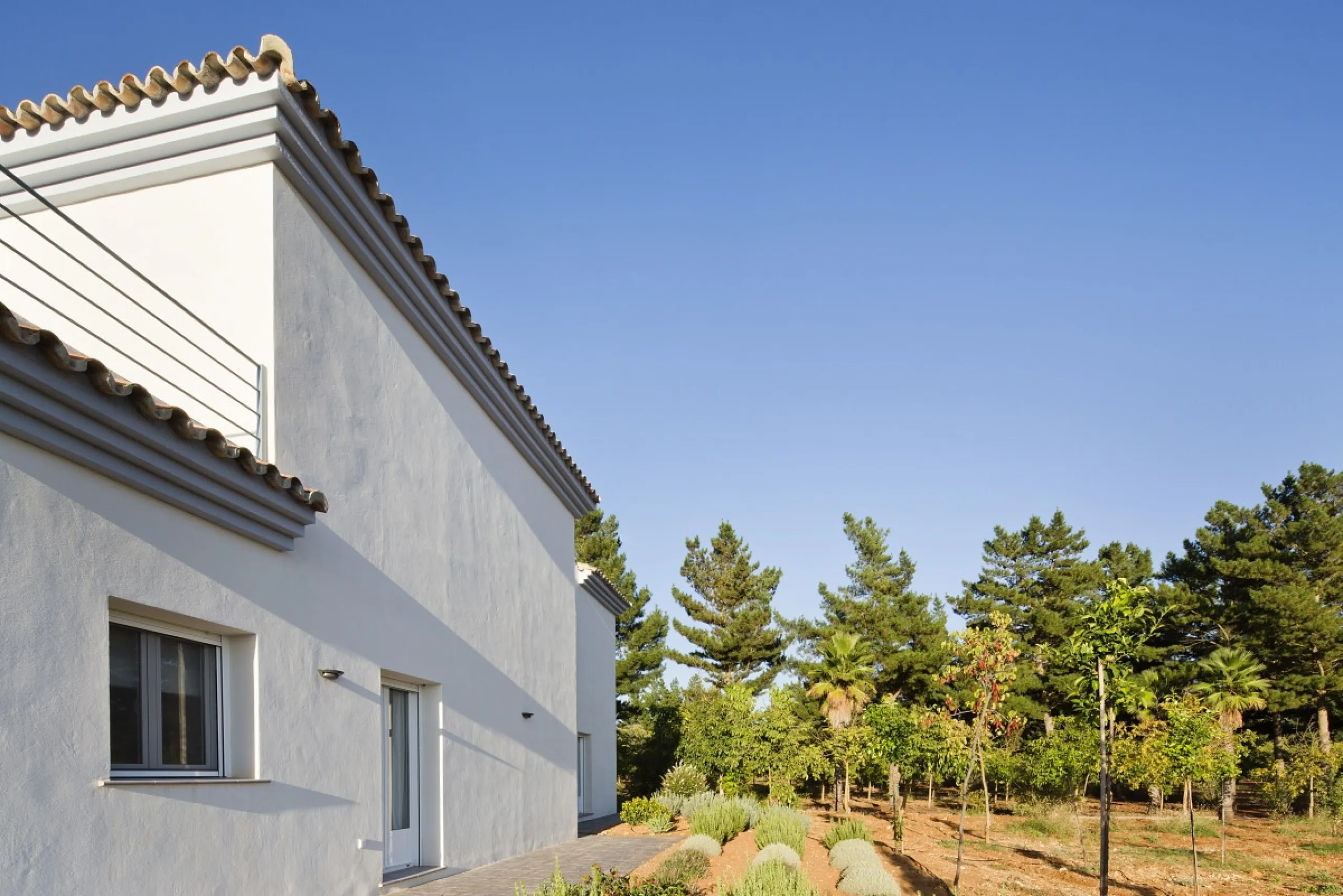 AN OUTSTANDING OPPORTUNITY to own an IMPRESSIVE FINCA OF 30,000M2 OF FLAT LAND with 1,000 walnut trees and a beautiful, stylish modern home with a private swimming pool and exceptional views.