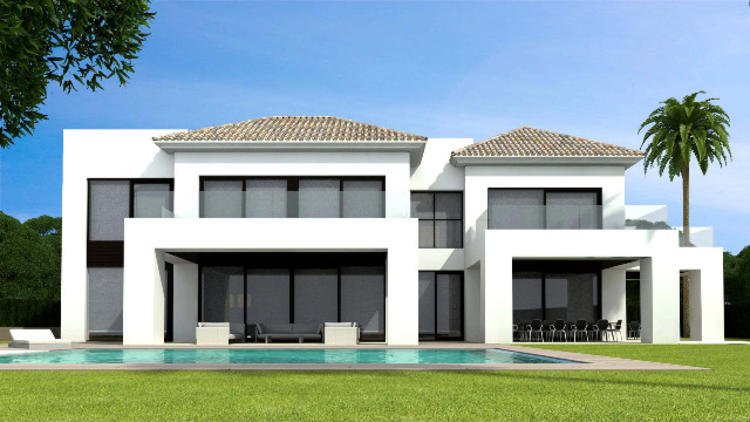 House - Detached Villa в продаже в Estepona, Málaga. В доме 5 спален и 5 ванных комнат. Площадь дома 804 м². Площадь участка 1529 м²