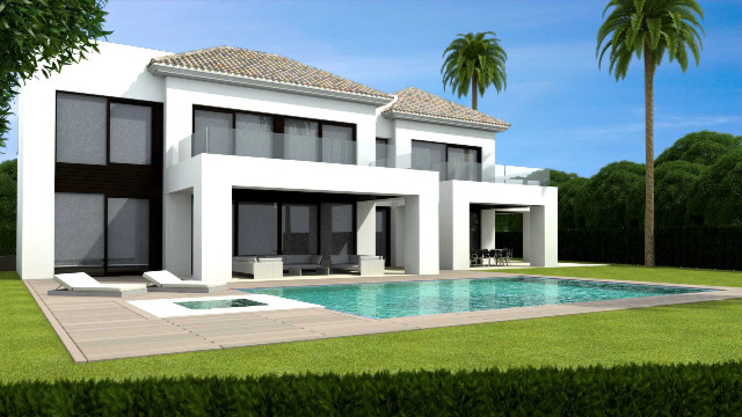 House - Detached Villa в продаже в Estepona, Málaga. В доме 5 спален и 5 ванных комнат. Площадь дома 804 м². Площадь участка 1529 м²