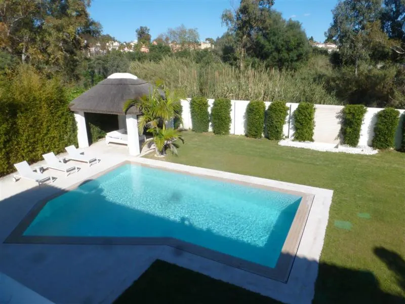 Brand new contemporary villa for sale in Guadalmina Baja, Marbella Costa del Sol.