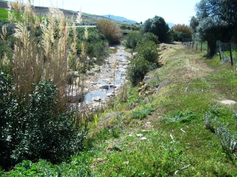 743-V For sale a farm with a house of 150 m2, all on one level consisting of very spacious lounge/dining room with fireplace, fitted kitchen, 2 bedrooms, 2 bathrooms, pantry, storage room, terrace with views to the Guadalhorce Valley, has 200 000 m2 of fe