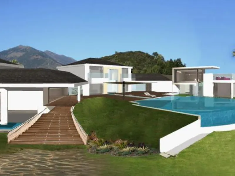 This luxury mansion is situated in La Vega del Colorado near La Quinta Golf, a gated community with 24h security. The property consists of 8 bedrooms (5 in the main house and another 3 in the adjacent guest house), 8 bathrooms (5+3), a guest toilet, 3 lar