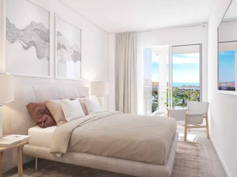 NEW BUILD RESIDENTIAL COMPLEX OF APARTMENTS IN MANILVA& & New Build residential complex located in Manilva where you will be surrounded by what really matters: nature, the sea and your loved ones, thanks to the tranquillity of living away from an el