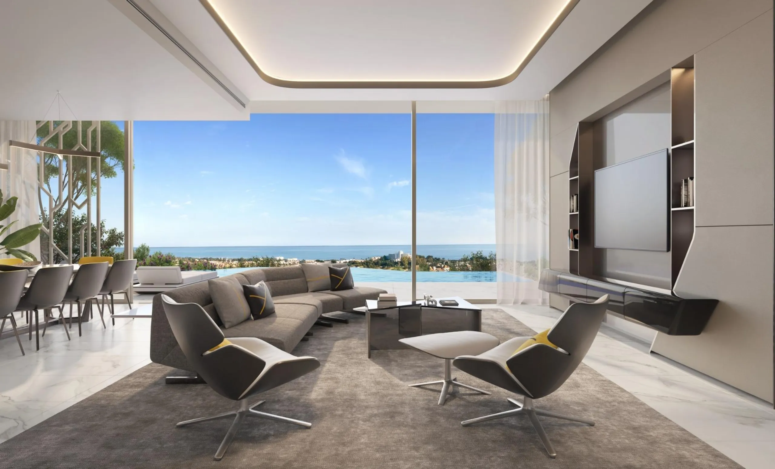 A PARADISE OF LUXURY AND ELEGANCE INSPIRED BY AUTOMOBILI LAMBORGHINI& & Exclusive residential community of 53 luxury villas, with a design inspired by Lamborghini automobiles. Gated community with premium 24/7 private security. Luxury villas careful