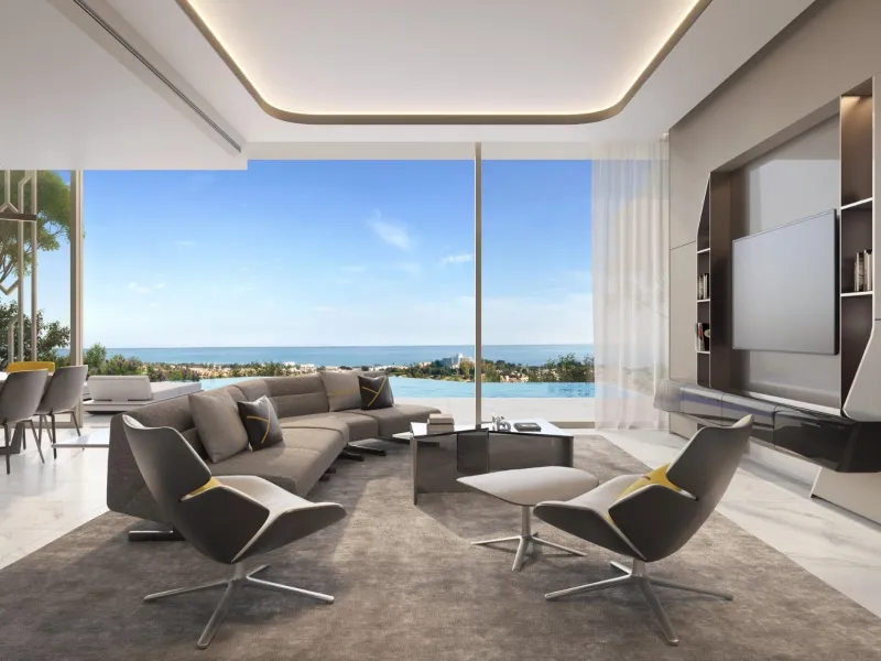 A PARADISE OF LUXURY AND ELEGANCE INSPIRED BY AUTOMOBILI LAMBORGHINI& & Exclusive residential community of 53 luxury villas, with a design inspired by Lamborghini automobiles. Gated community with premium 24/7 private security. Luxury villas careful