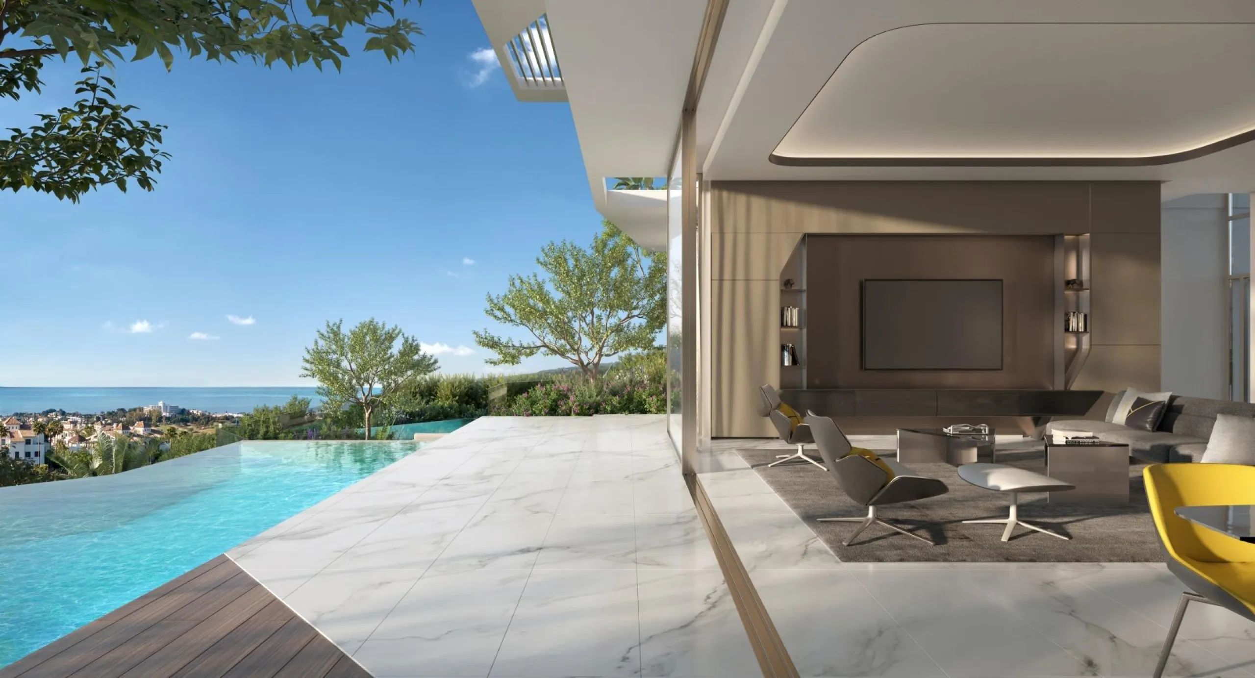 A PARADISE OF LUXURY AND ELEGANCE INSPIRED BY AUTOMOBILI LAMBORGHINI& & Exclusive residential community of 53 luxury villas, with a design inspired by Lamborghini automobiles. Gated community with premium 24/7 private security. Luxury villas careful
