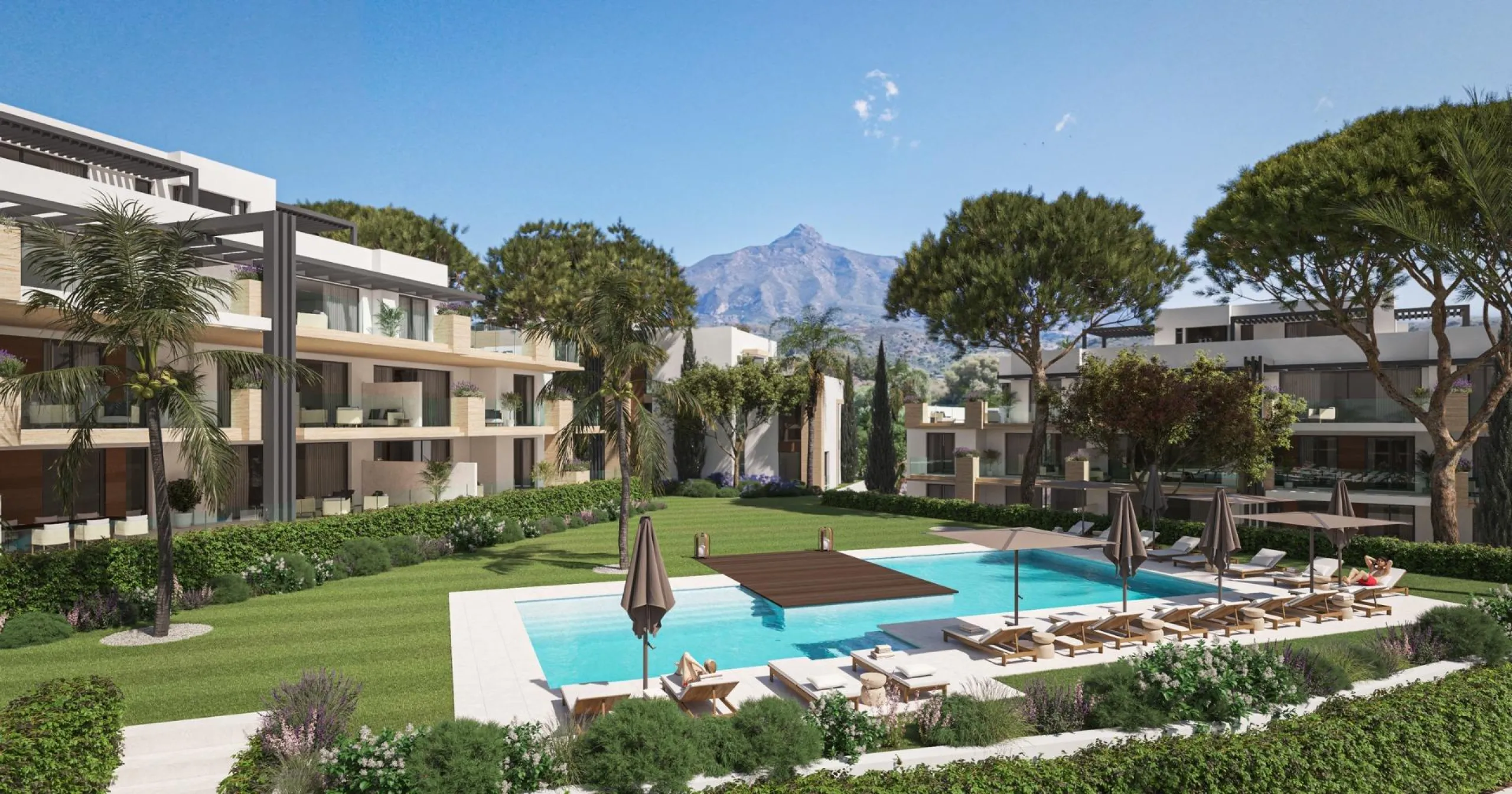 Exclusive New Residential in Aloha Golf, Nueva Andalucía Marbella& & Luxury Living in the Heart of Nueva Andalucía& Discover this exclusive new residential development in Aloha Golf, one of the most prestigious areas of Nueva Andalucía, Marbella.