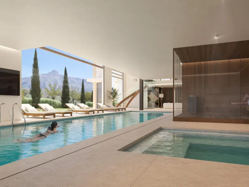 Exclusive New Residential in Aloha Golf, Nueva Andalucía Marbella& & Luxury Living in the Heart of Nueva Andalucía& Discover this exclusive new residential development in Aloha Golf, one of the most prestigious areas of Nueva Andalucía, Marbella.