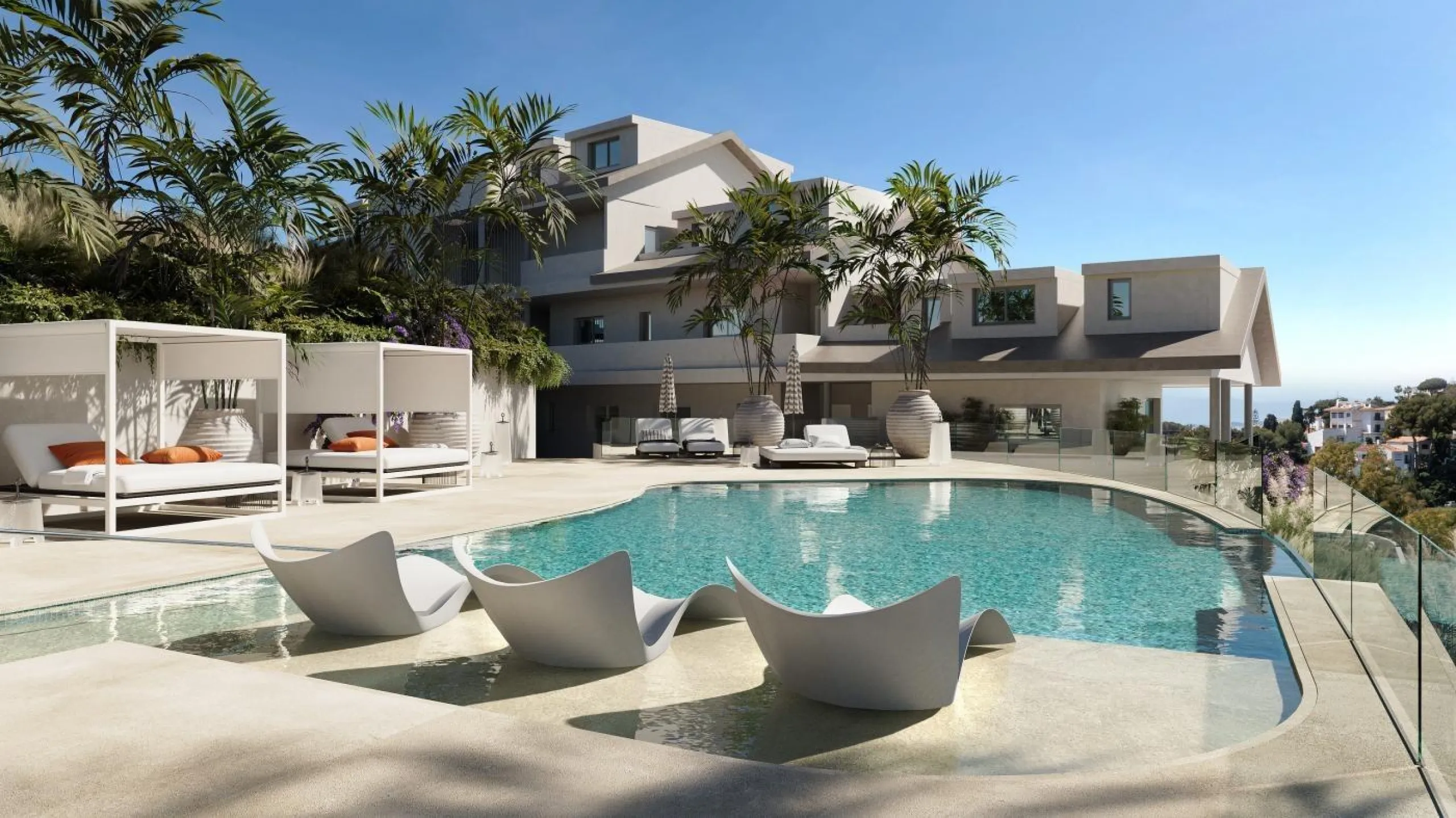 Exclusive Boutique Apartments with Sea Views in Torrequebrada, Benalmádena& & Prime Location Just 250 m from the Beach& This new boutique development offers only 16 exclusive apartments with 3 and 4 bedrooms, all with south orientation and large 